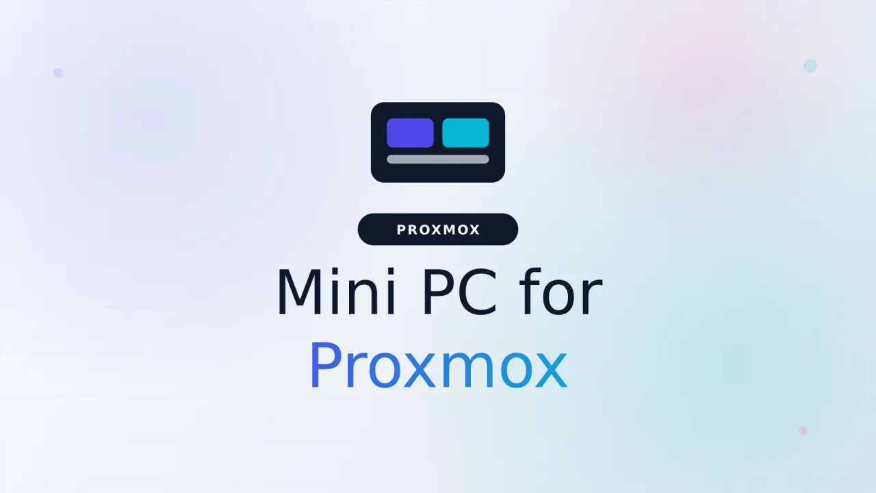 Cover for the Proxmox mini PC guide, two small server nodes