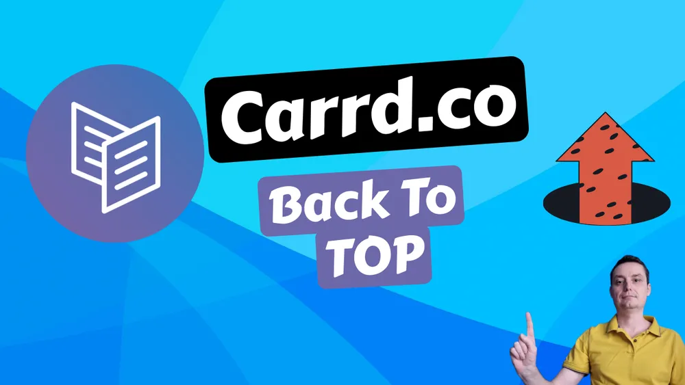 How to Add Back To Top Button on Carrd Website