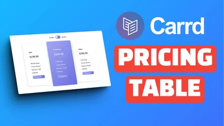 How To Add Pricing Table to Carrd.co