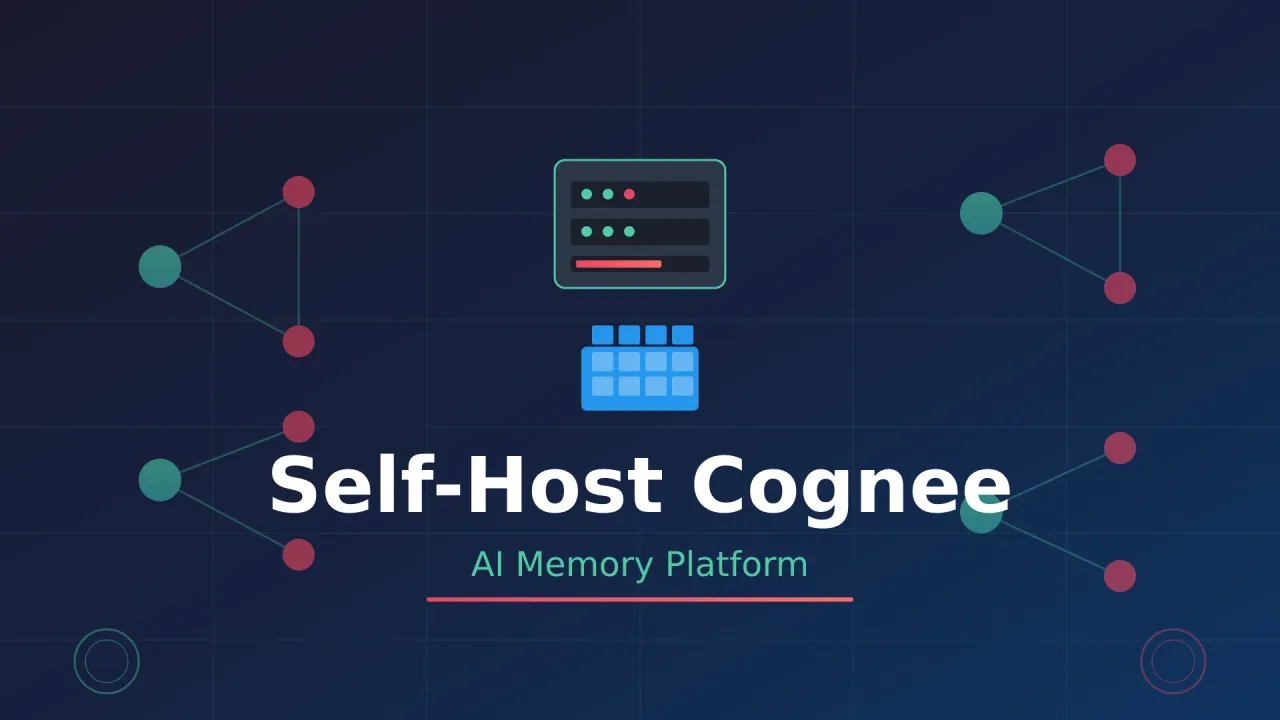 Self-hosted Cognee stack with the API, MCP server, and PostgreSQL plus pgvector running in Docker