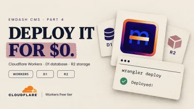 Deploy EmDash on Cloudflare Workers: D1, R2 & Free Tier