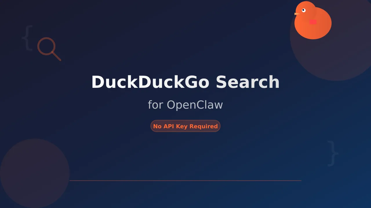 Agregar Busqueda DuckDuckGo a OpenClaw: Busqueda Web Gratis Sin Claves API
