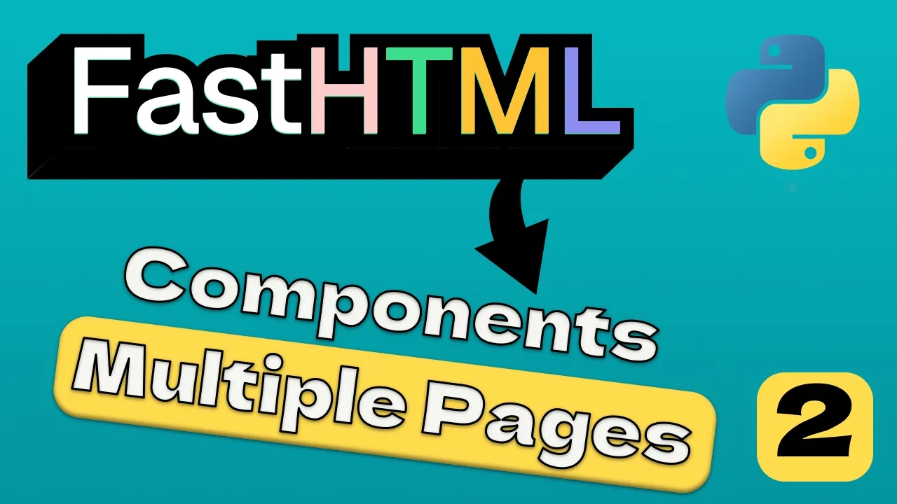 Sitio web multipágina con FastHTML: tutorial completo de estructura