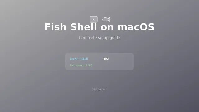 Fish Shell en macOS - Guía Completa de Configuración