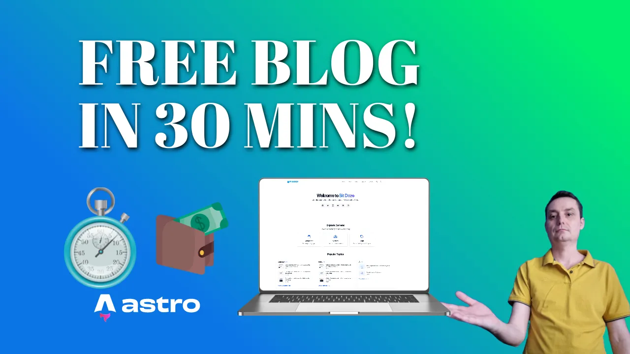Cómo Crear un Blog Astro Gratis con Cloudflare en 30 Minutos