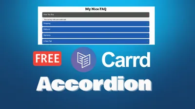 How To Add Accordion FAQs Drop-Down to Carrd.co (Free Code)
