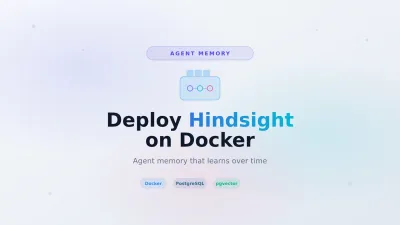 Deploy Hindsight Agent Memory on Docker: Complete Setup Guide