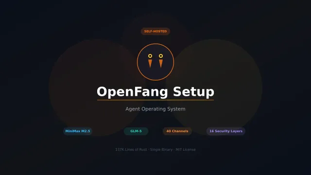 Guia de Configuracion de OpenFang: GLM-5, MiniMax M2.5, Hands y Discord en tu VPS