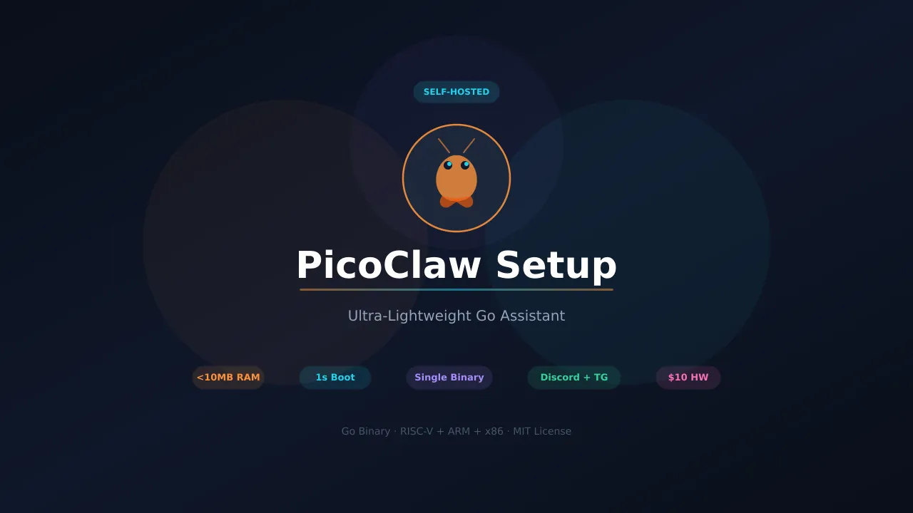Guia de Configuracion de PicoClaw: Asistente IA en Go para Hardware de $10