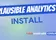 How To Install Plausible  With One Click