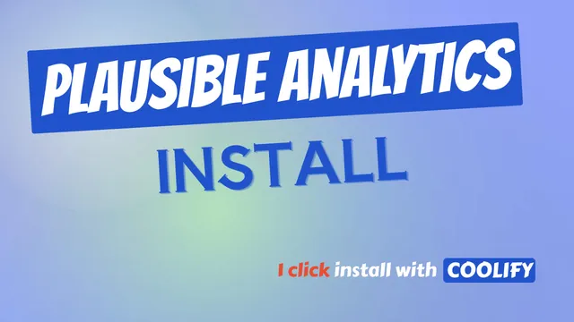 How To Install Plausible With One Click