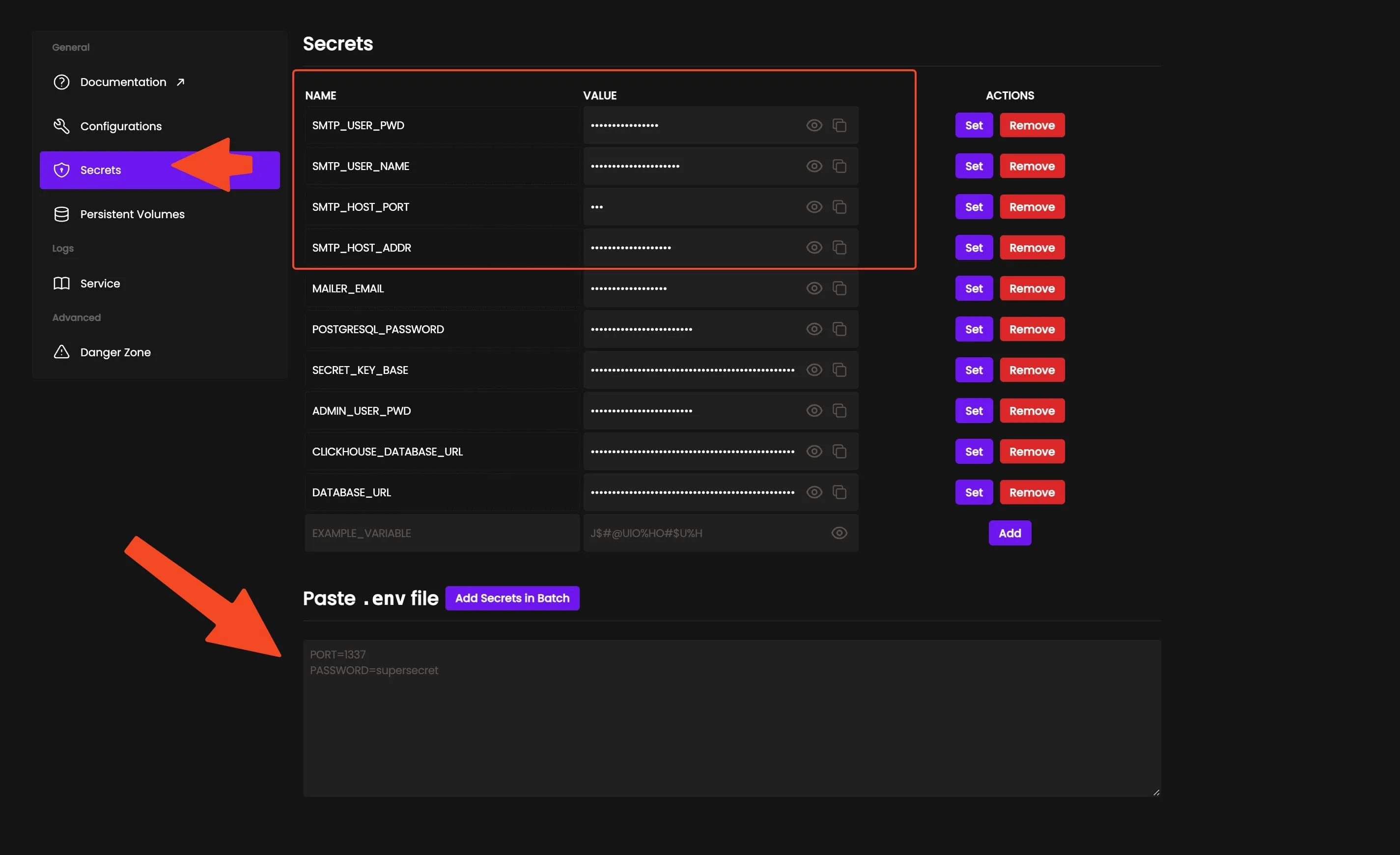 Variables de entorno de Plausible BASE_URL y SECRET_KEY_BASE en Coolify