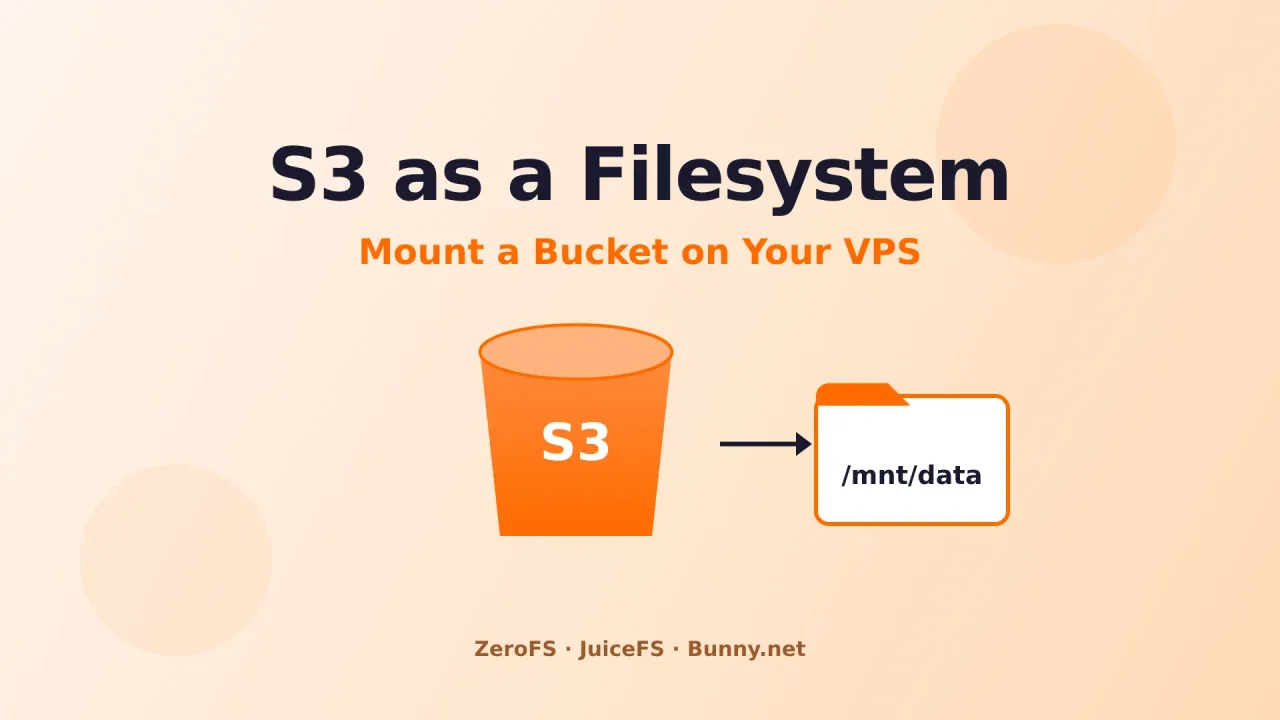 Montar un Bucket S3 como Sistema de Archivos en un VPS con ZeroFS y JuiceFS