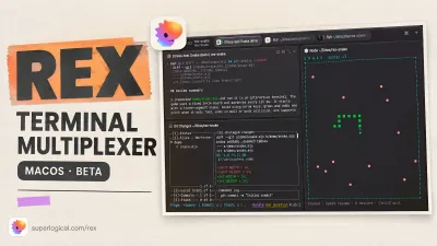 Superlogical Rex: el Creador de Ghostty Repiensa el Multiplexor de Terminal