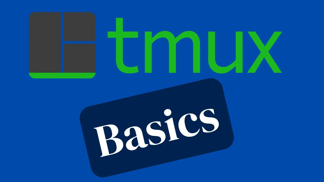 Multiplexor de terminal tmux corriendo en una ventana de terminal de macOS con paneles divididos y una barra de estado