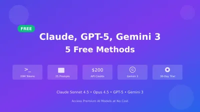 How to Use Claude Sonnet 5.5, GPT-6, Gemini 3.1 for FREE