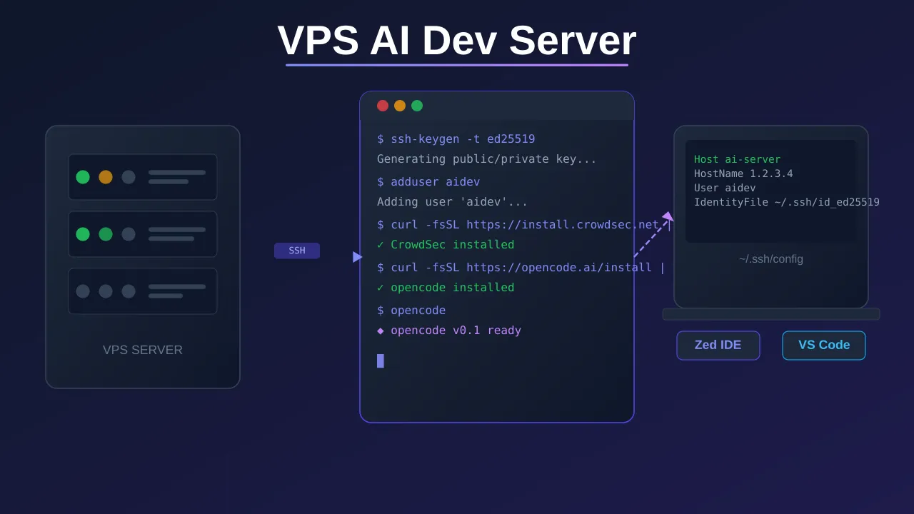 VPS Setup for AI Coding Agents: Secure, Accessible, Ready to Code