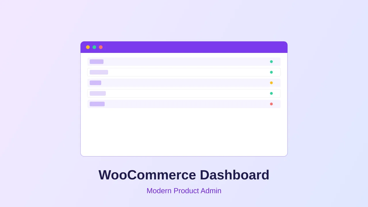 Como Construir un Dashboard Moderno de Administracion de Productos WooCommerce
