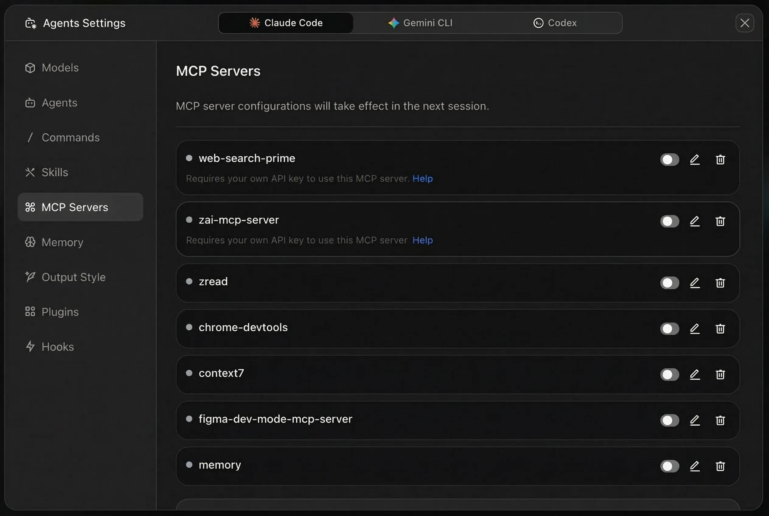 Configuración de servicios MCP de Z Code con comprensión visual, búsqueda web y lector web